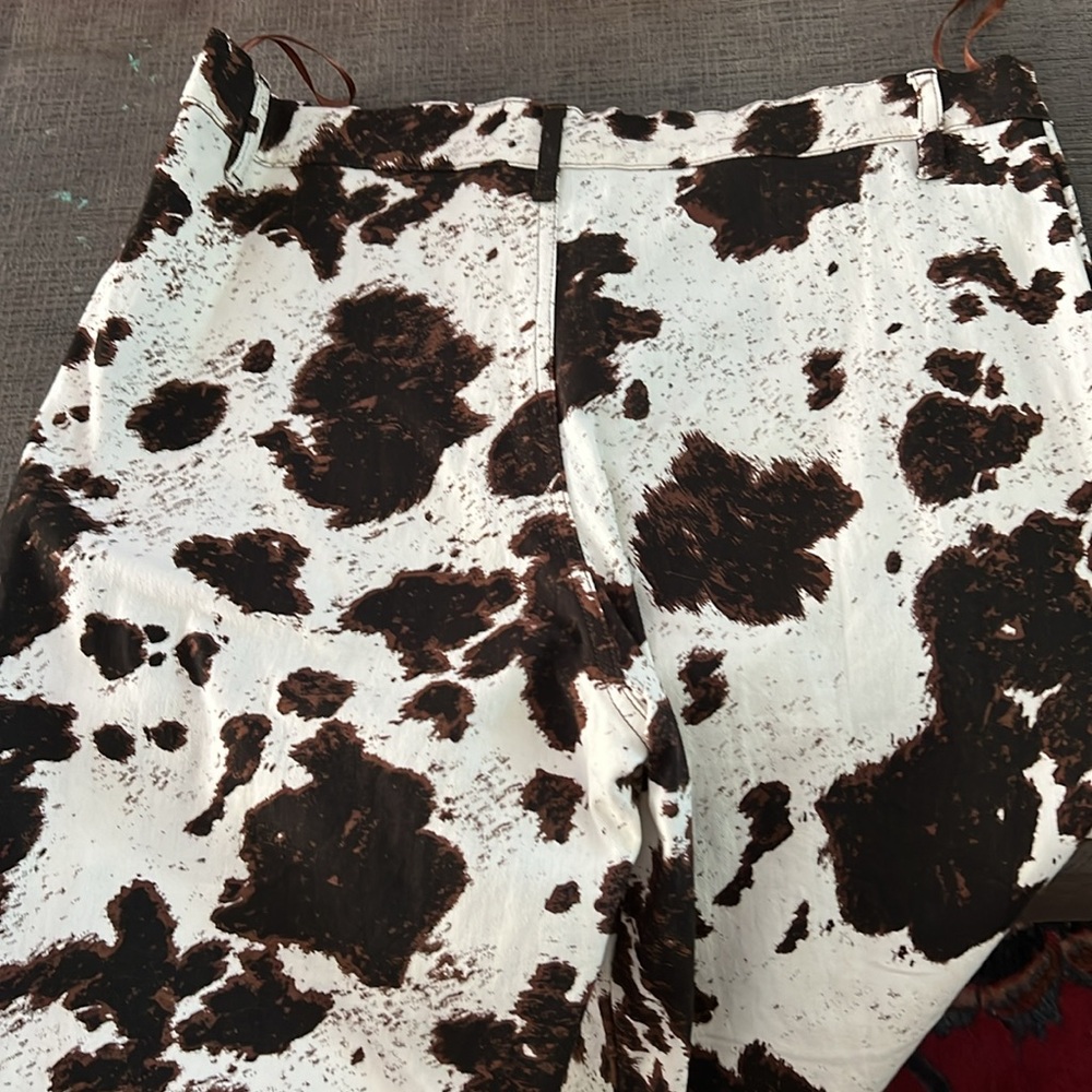 Motel Zoven trouser cow hide b/w - Picture 5 of 8
